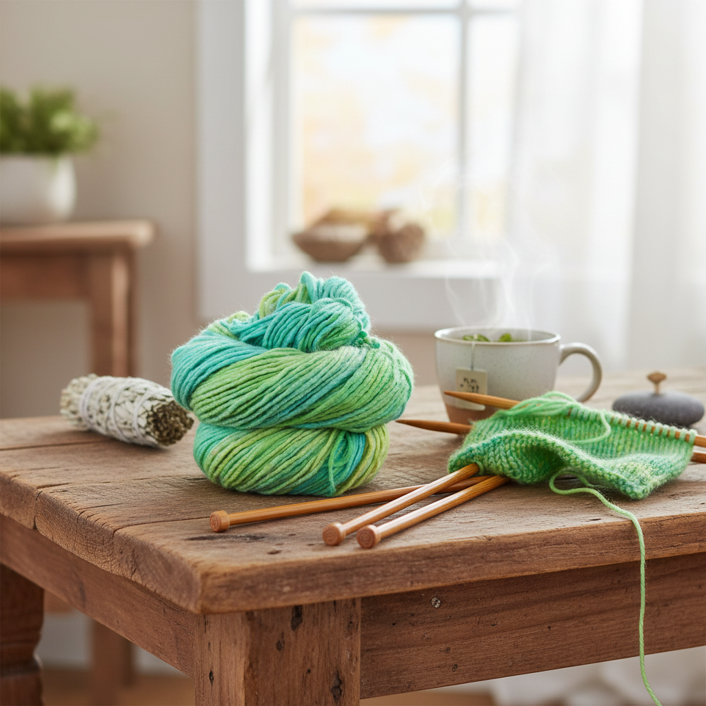 Silk-Wool Blend Singles – Merino Silk Hand-Dyed Yarn (Sport/DK Weight) | 100 gm, 225+ yd | Mississi