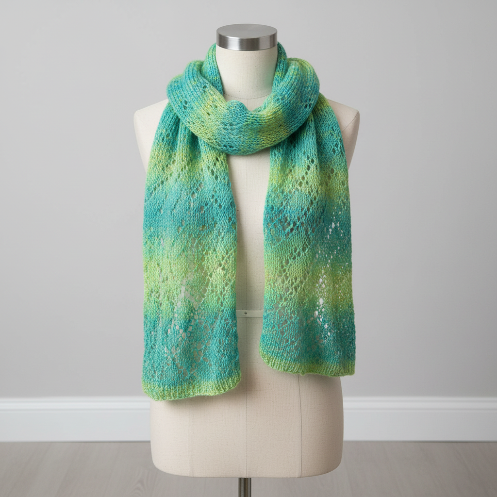 Silk-Wool Blend Singles – Merino Silk Hand-Dyed Yarn (Sport/DK Weight) | 100 gm, 225+ yd | Mississi