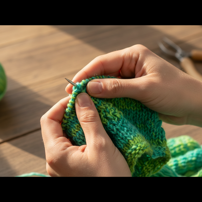Silk-Wool Blend Singles – Merino Silk Hand-Dyed Yarn (Sport/DK Weight) | 100 gm, 225+ yd | Mississi