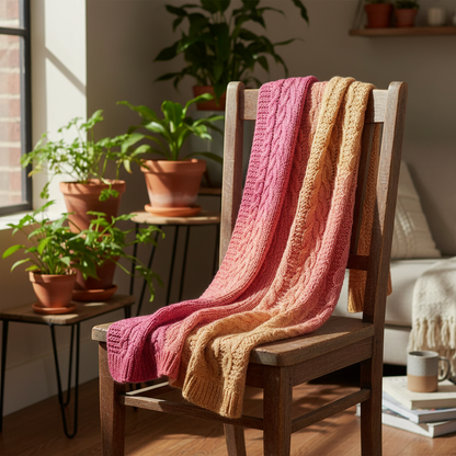 Silk-Wool Blend Singles – Merino Silk Hand-Dyed Yarn (Sport/DK Weight) | 100 gm,225+ yd | Tham