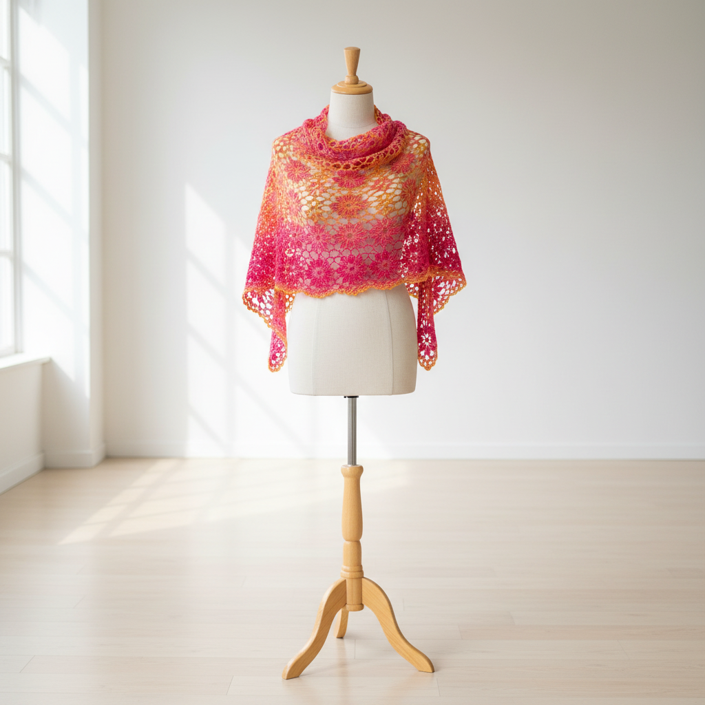 Silk-Wool Blend Singles – Merino Silk Hand-Dyed Yarn (Sport/DK Weight) | 100 gm,225+ yd | Tham