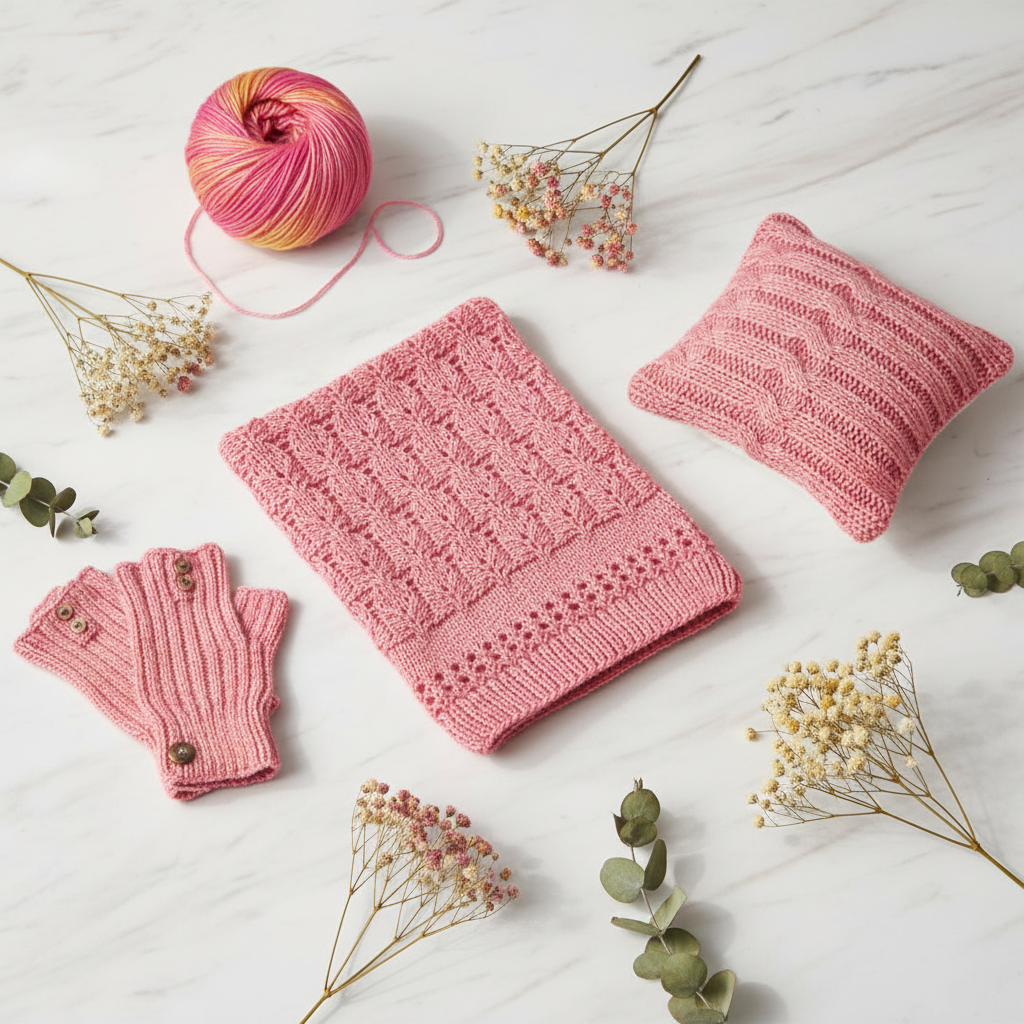 Silk-Wool Blend Singles – Merino Silk Hand-Dyed Yarn (Sport/DK Weight) | 100 gm,225+ yd | Tham