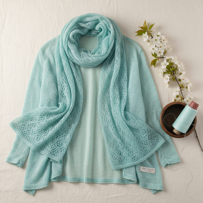 Knitsilk Wool, Cotton & Silk Blended Thread – 50 g (2 ply 2/60’s), Si