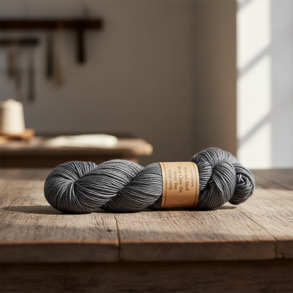 Knitsilk Wool, Cotton & Silk Blended Thread – 50 g (2 ply 2/60’s), Dark g