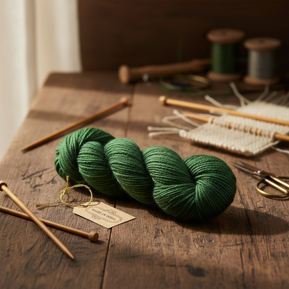 Knitsilk Wool, Cotton & Silk Blended Thread – 50 g (2 ply 2/60’s),G