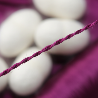 Knitsilk Wool, Cotton & Silk Blended Thread – 50 g (2 ply 2/60’s),Mag