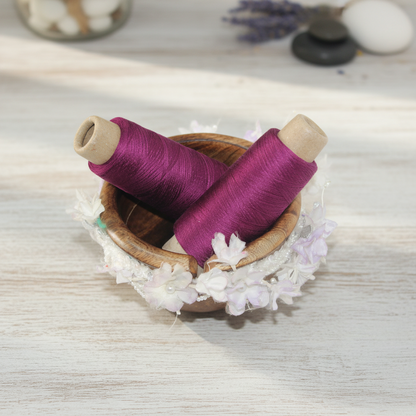 Knitsilk Wool, Cotton & Silk Blended Thread – 50 g (2 ply 2/60’s),Mag