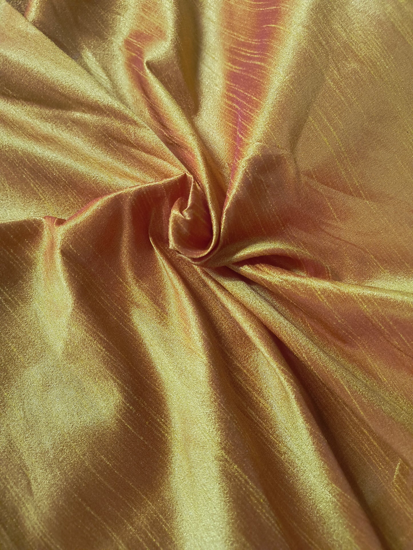 KnitSilk Dupion Rustic Fabric – Silk-Feel Solid Colors | 44" Wide | 100g/m | Apparel & Home