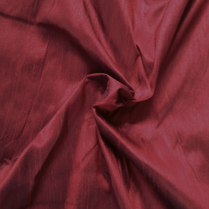 KnitSilk Dupion Rustic Fabric – Silk-Feel Solid Colors | 44" Wide | 100g/m | Apparel & Home