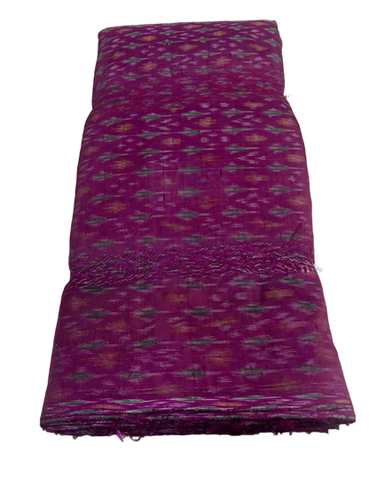 Mulberry Silk Ikkat Fabric | 44"