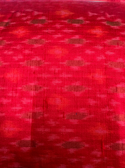 Mulberry Silk Ikkat Fabric | 44"