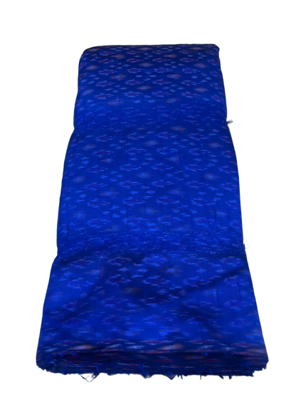 KnitSilk Mulberry Silk Ikkat Fabric – Pure Handwoven | 44" Wide | 100g/m | 6 Colors | Sarees & Apparel