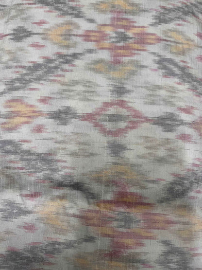Mulberry Silk Ikkat Fabric | 44"