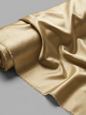 KnitSilk Royal Duchess Silk Fabric – Regal Gold | 35 Momme | 100% Silk