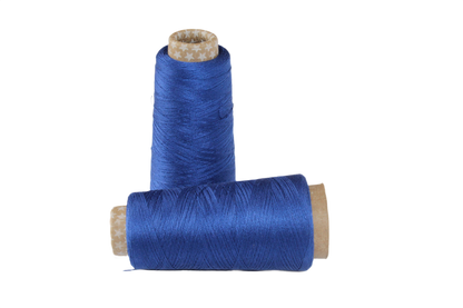 Knitsilk Wool, Cotton & Silk Blended Thread – 50 g (2 ply 2/60’s),Navy