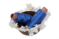 Knitsilk Wool, Cotton & Silk Blended Thread – 50 g (2 ply 2/60’s),Royal