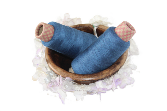 Knitsilk Wool, Cotton & Silk Blended Thread – 50 g (2 ply 2/60’s),