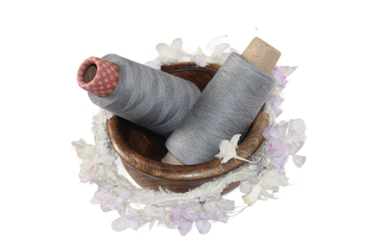 Knitsilk Wool, Cotton & Silk Blended Thread – 50 g (2 ply 2/60’s),Light si
