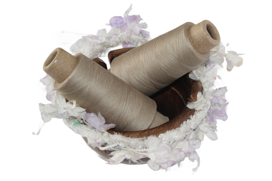 Knitsilk Pure Silk Viscose Blend Yarn in Cones (2ply - 1400 yards -Bronze)