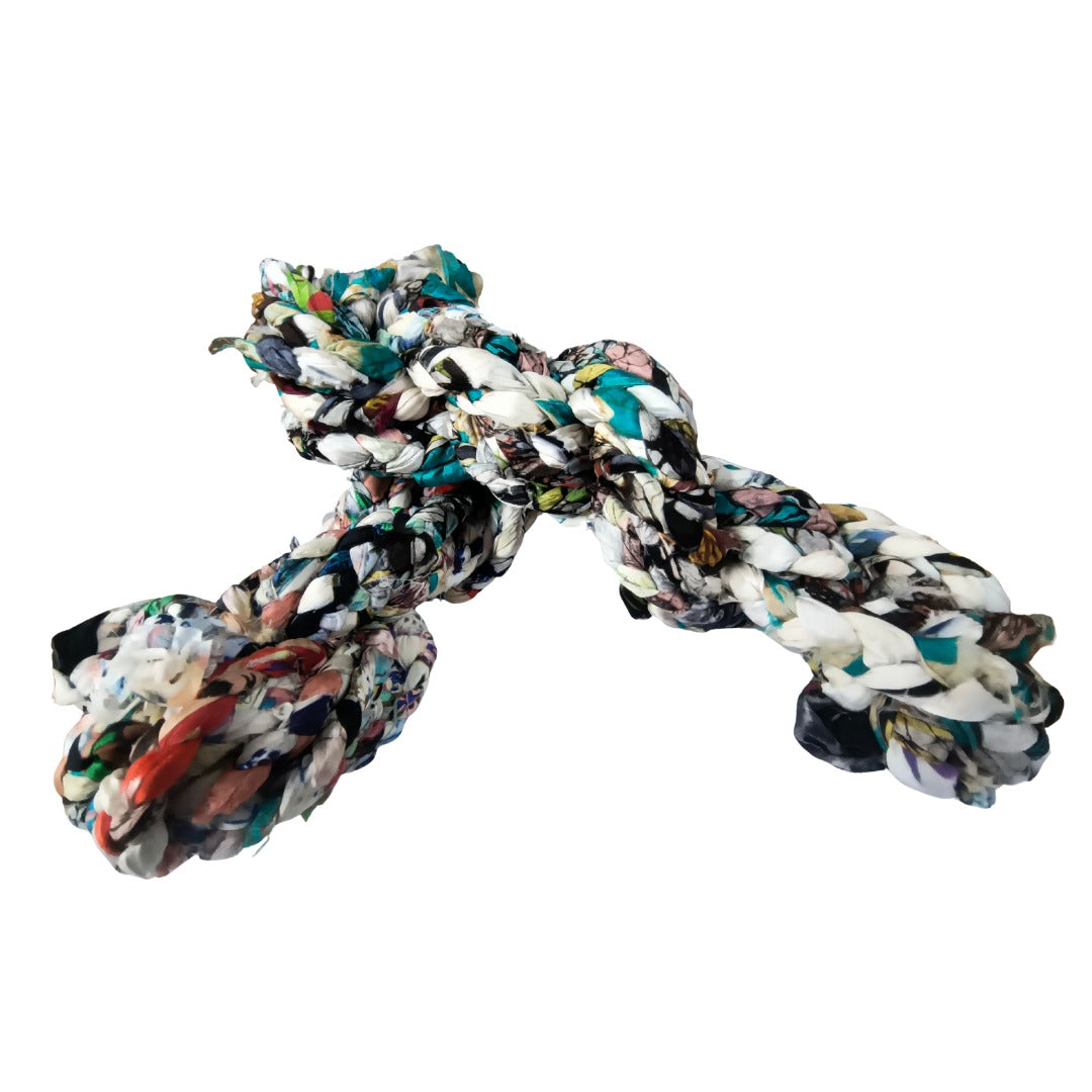 Knitsilk Handmade Braided Sari Silk Cord - Recycled Ribbon Cording, Art | 100 grams |