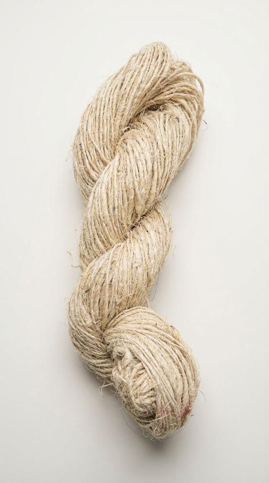 Banana Fibre Yarn – Natural Handspun Chunky Weight | 100g | 50 Yards | Vegan & Eco-Friendly