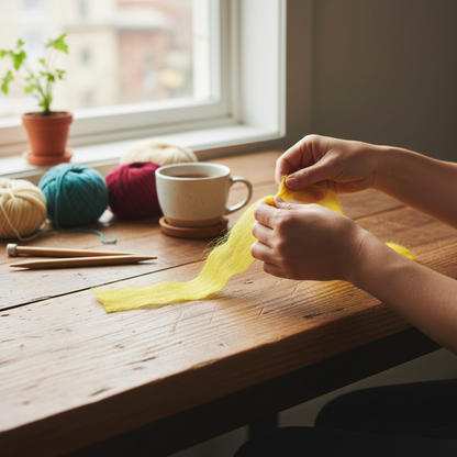 Knitsilk Luxurious Dupioni Satin Ribbon (1.5 "x 7yds x 3count), Dark Yellow Ribbon Set for Gift Wrapping, Decorating Bouquet Wrap and Crafts
