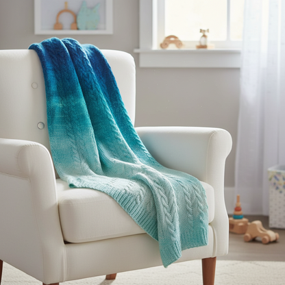 Knitsilk 3 Ply 100% Mulberry Silk Lace Weight Yarn –Sky Blue(50g / 260 Yards)