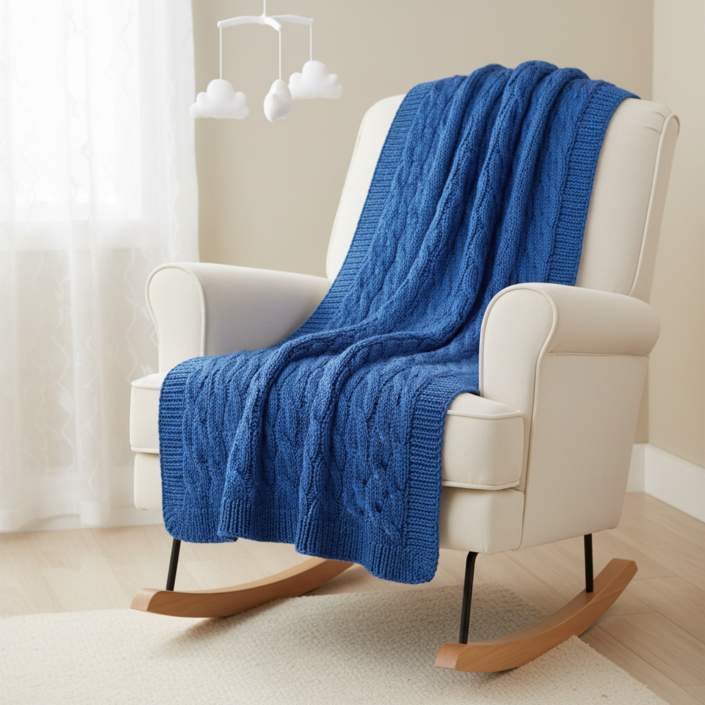 Knitsilk 3 Ply 100% Mulberry Silk Lace Weight Yarn – Royal Blue(50g / 260 Yards)