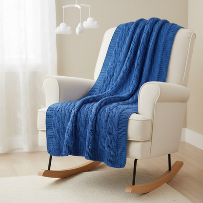 Knitsilk 3 Ply 100% Mulberry Silk Lace Weight Yarn – Royal Blue(50g / 260 Yards)