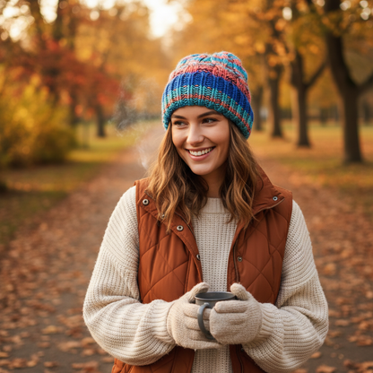 Knitsilk 3 Ply 100% Mulberry Silk Lace Weight Yarn –Rainbow(50g / 260 Yards)