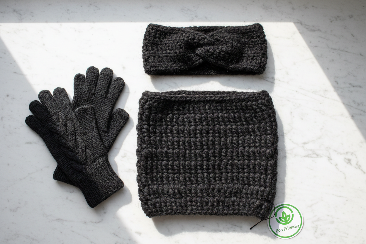 Black Silk Accessories Collection