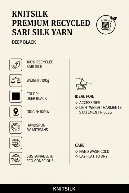 Black Silk Yarn Specifications