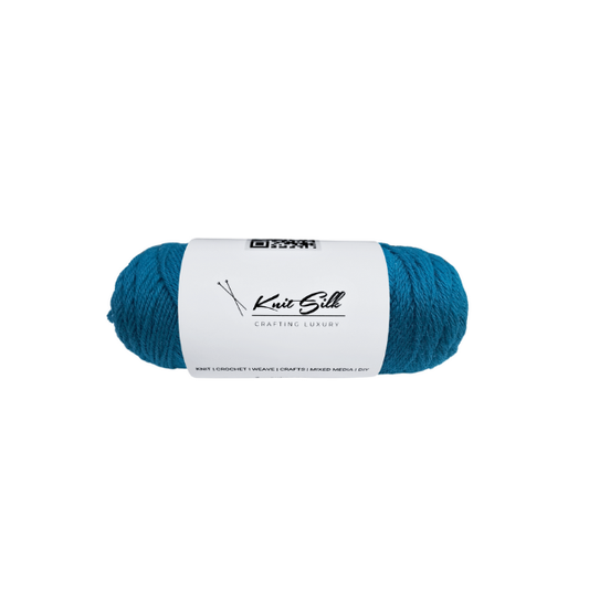 Knitsilk 100% Merino Wool Yarn | 200+ Yards| 100gx5 Count |Pack of 5