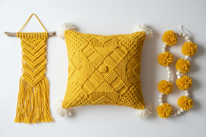 Knitsilk Recycled Sari Silk Ribbon Yarn — Super Bulky Yellow (50g / 30 yd)