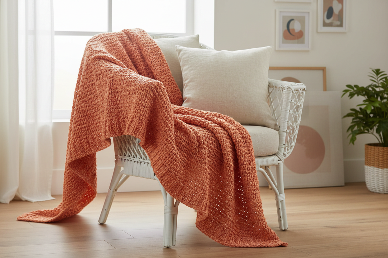 Knitsilk Recycled Sari Silk Ribbon Yarn — Super Bulky Orange (50g / 30 yd)