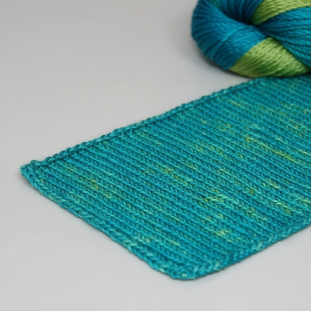 Knitsilk 3 Ply 100% Mulberry Silk Lace Weight Yarn –Green(50g / 260 Yards)