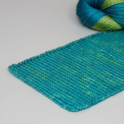 Knitsilk 3 Ply 100% Mulberry Silk Lace Weight Yarn –Green(50g / 260 Yards)