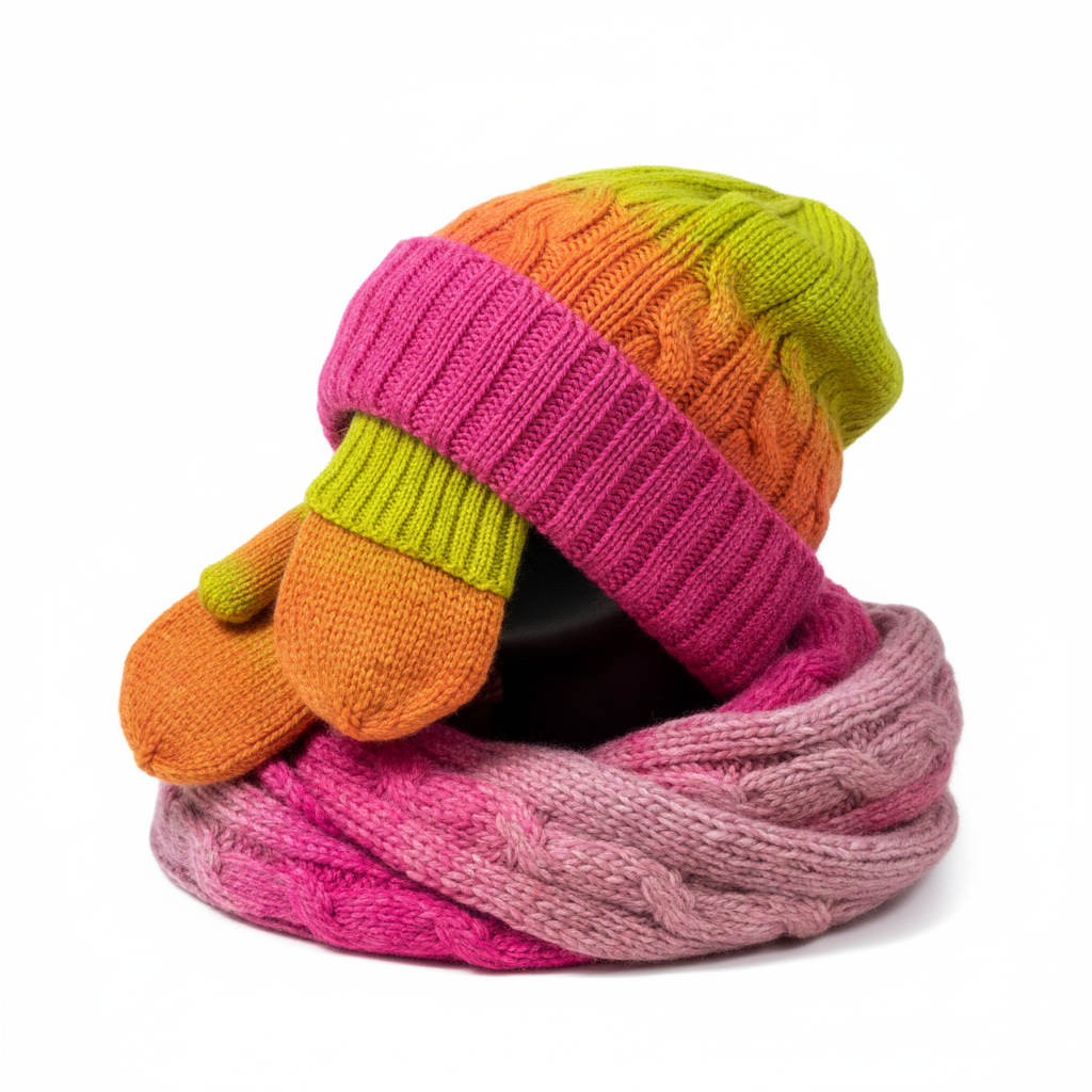 Knitsilk Silk Roving Worsted Yarn 100% Recycled & Hand-Dyed |100 gm,225 Yards | Jaipur