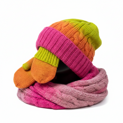 Knitsilk Silk Roving Worsted Yarn 100% Recycled & Hand-Dyed |100 gm,225 Yards | Jaipur