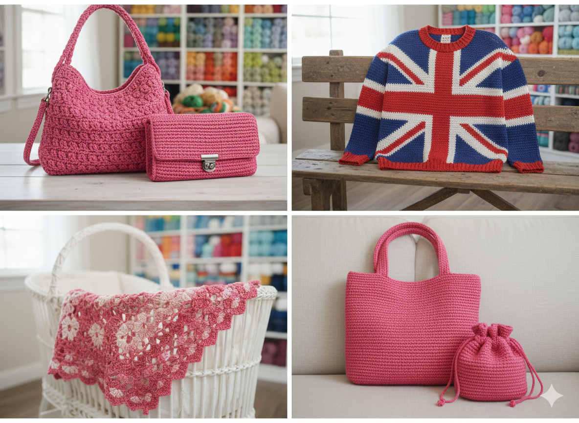 Knitsilk ColorWeave – 3‑Ply Acro Multicolor Yarn (100g Ball, 200+ Yards) | Meadow Glow