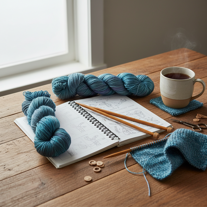 Knitsilk 3 Ply 100% Mulberry Silk Lace Weight Yarn –Carnations(50g / 260 Yards)