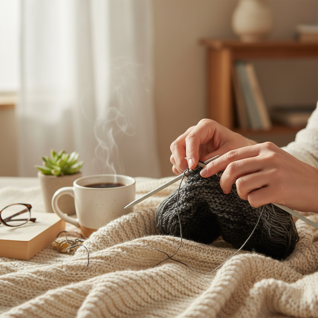 Knitsilk 3 Ply 100% Mulberry Silk Lace Weight Yarn –Black and Grey(50g / 260 Yards)