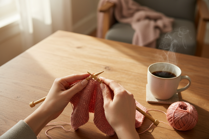 Knitsilk 3 Ply 100% Mulberry Silk Lace Weight Yarn –Powder pink(50g / 260 Yards)