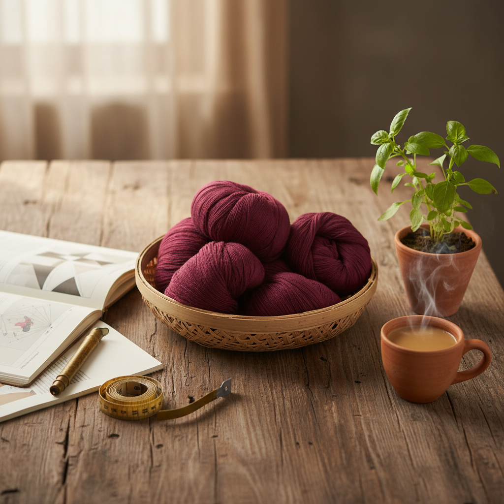 Knitsilk Recycled Sari Silk Ribbon Yarn — Super Bulky Brown (50g / 30 yd)