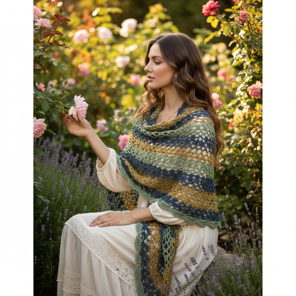 Knitsilk 3 Ply 100% Mulberry Silk Lace Weight Yarn –Chrysanthemum(50g / 260 Yards)