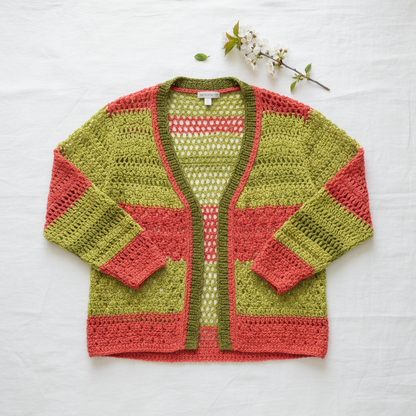 Knitsilk 3 Ply 100% Mulberry Silk Lace Weight Yarn –Dark olive and Red (50g / 260 Yards)