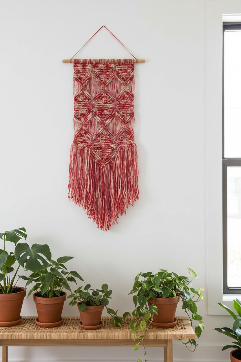 Knitsilk Recycled Shibori Sari Silk Ribbon Yarn-Plum | Best for Crochet, Knitting, and Embroidery |50 GMS-30 Yards