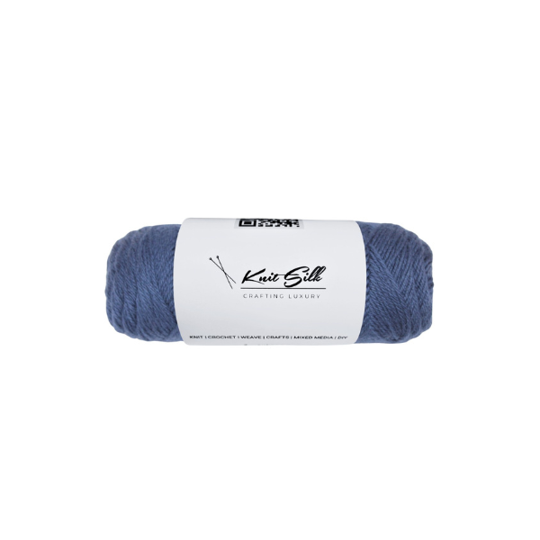 Knitsilk 100% Merino Wool Yarn | 200+ Yards| 100gx5 Count |Pack of 5
