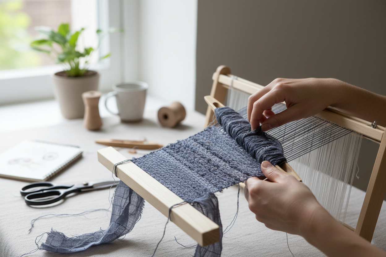 Knitsilk Super Bulky Recycled Sari Silk Ribbon Yarn | 50 GMS-25+ Yards |Charcoal-Grey