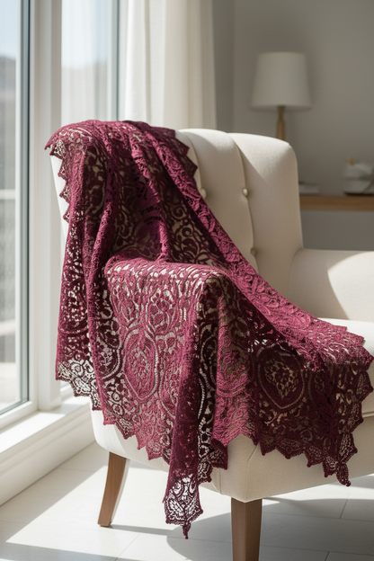 Knitsilk 3 Ply 100% Mulberry Silk Lace Weight Yarn –Plum(50g / 260 Yards)